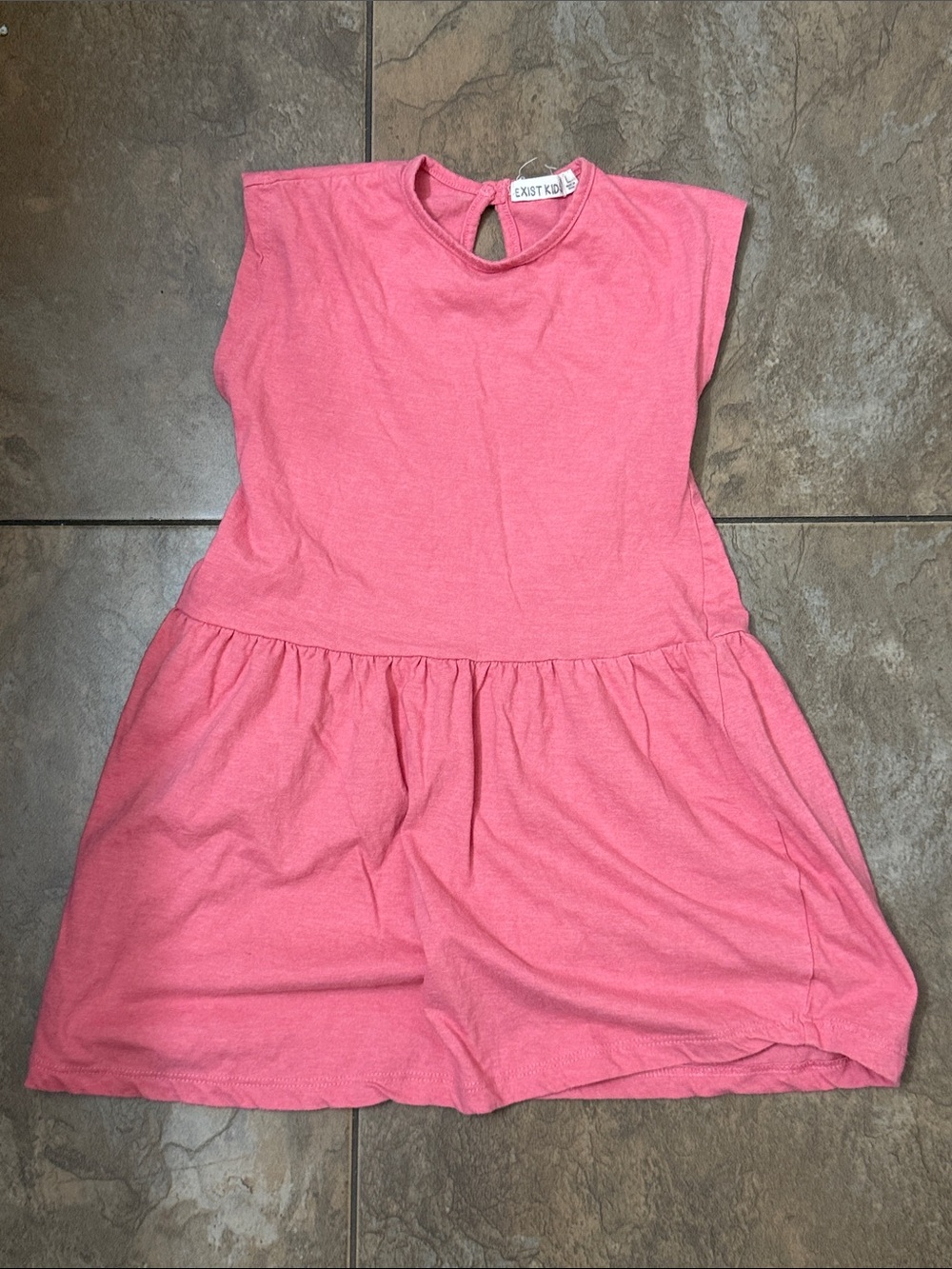 Kids' Pink Cotton Dress by Exist Kids